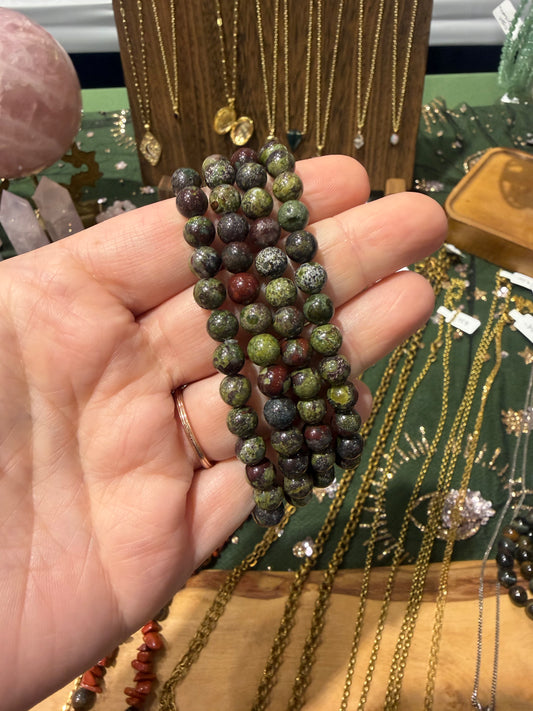 Dragon Blood Jasper Bracelet