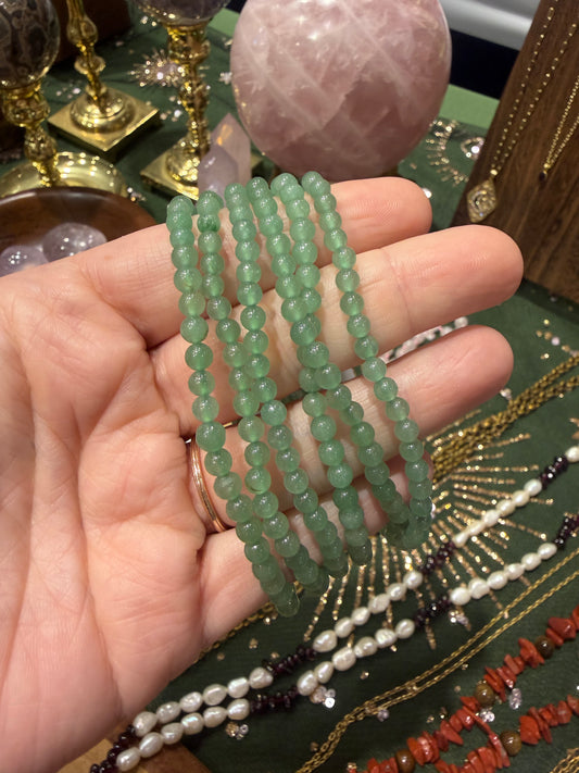 Green Aventurine Bracelet 3mm